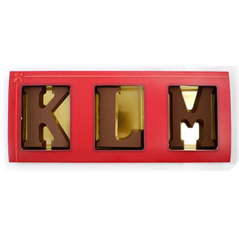 Chocolade letters in-luxe-hoes
