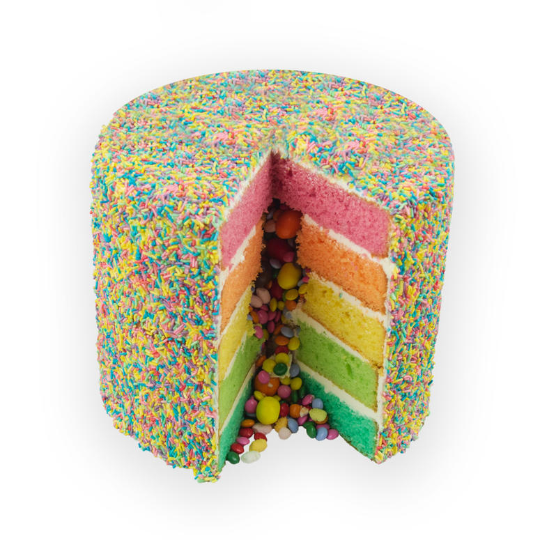 Regenboog Layer Cake