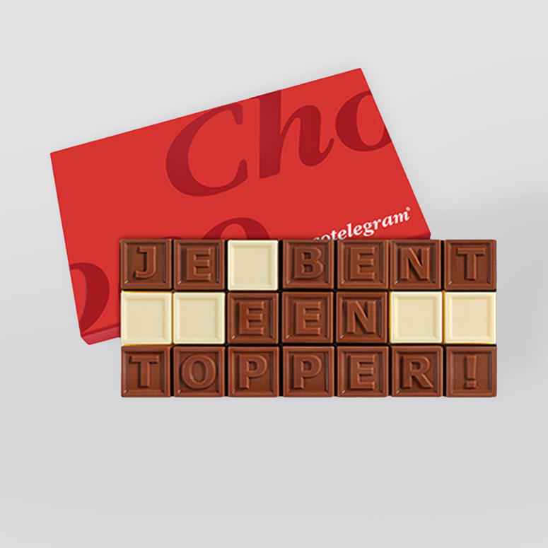 Geslaagd Choco telegram