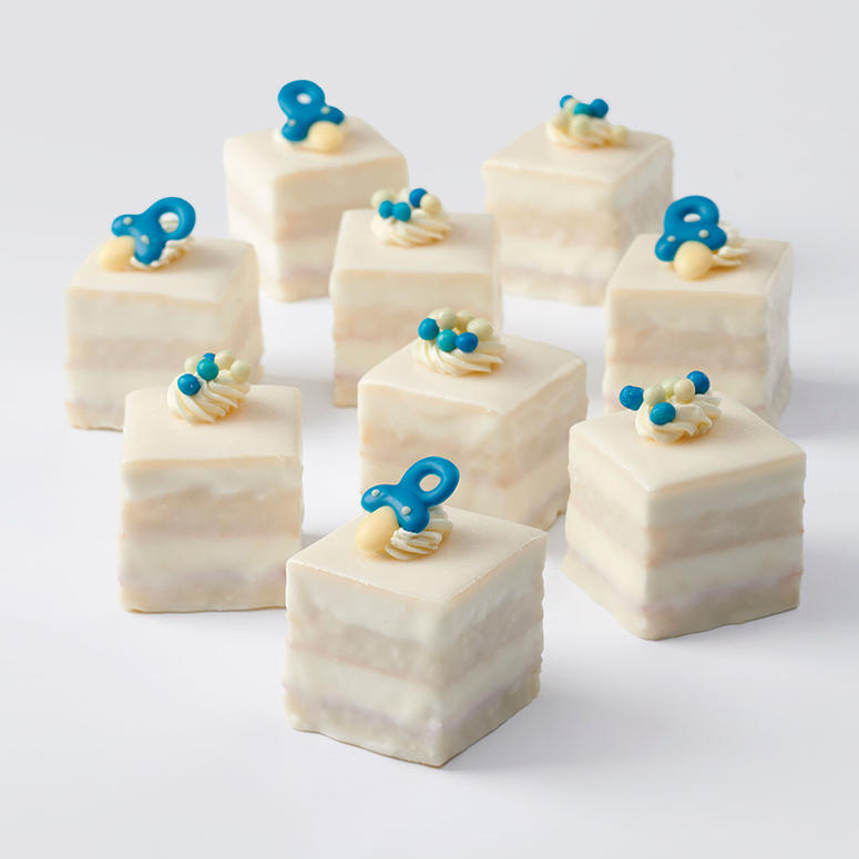 Geboorte petit fours jongen